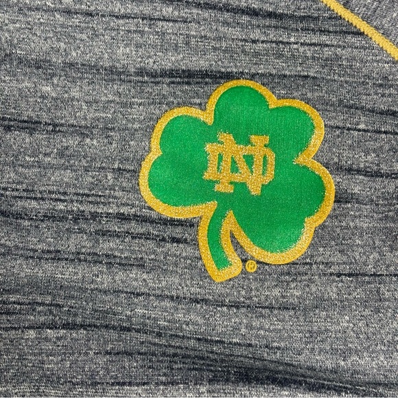 Under Armour Women’s L Gray 1/4 Zip Pullover Univ. of Notre Dame Logo - Picture 6 of 12